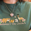 respect the locals forestcore tee boogzel clothing