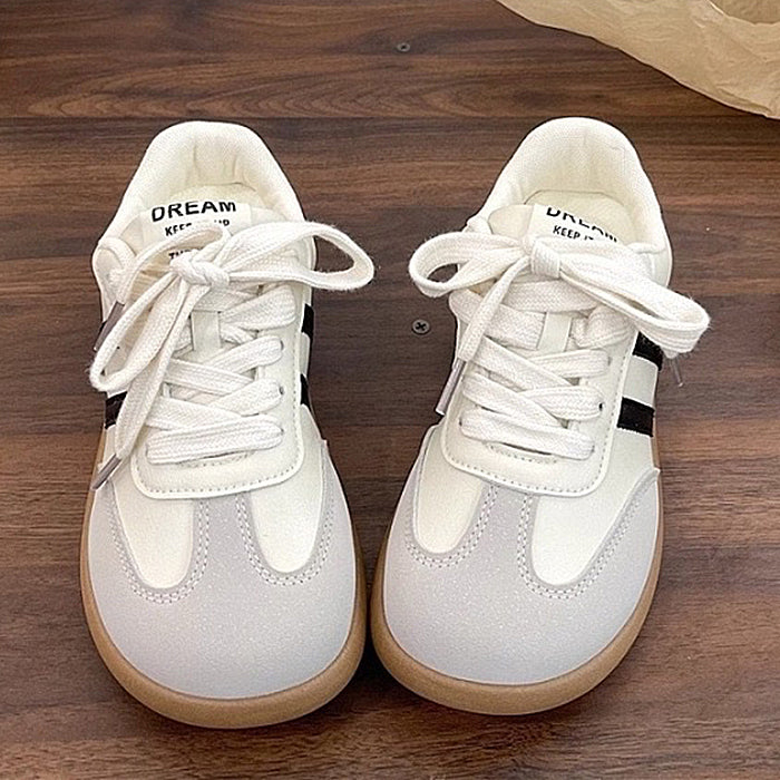 retro style striped sneakers boogzel clothing