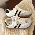 retro style striped sneakers boogzel clothing