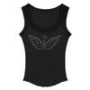 rhinestone angel wings tank top boogzel clothing