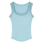 rhinestone angel wings tank top boogzel clothing