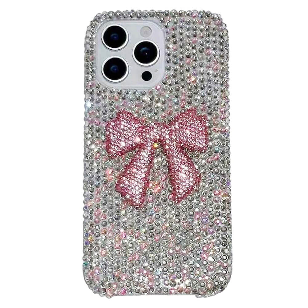 rhinestone bowknot iphone case boogzel clothing