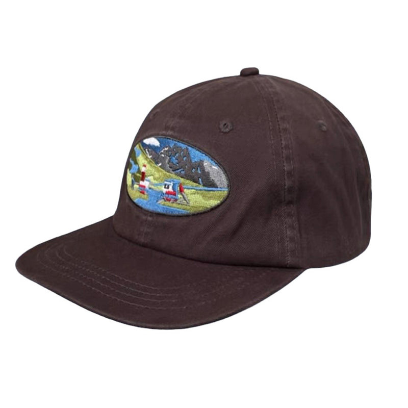 river lighthouse embroidery cap boogzel clothing
