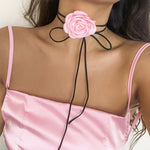 rose choker necklace boogzel clothing