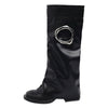 round cutout high shaft boots boogzel clothing