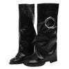 round cutout high shaft boots boogzel clothing