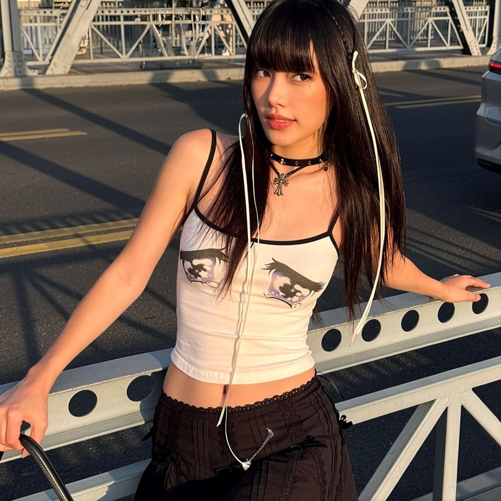 sad eyes tank top boogzel clothing