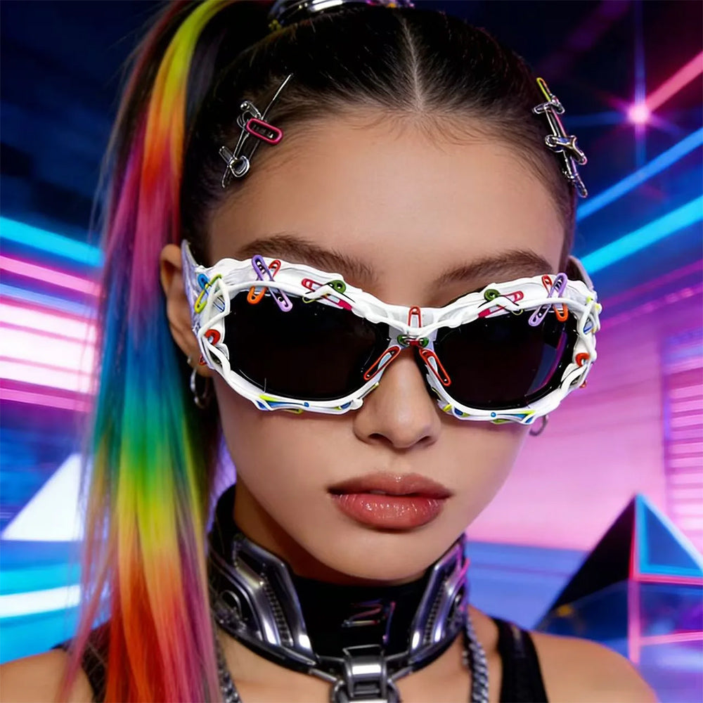 safety pin chaos sunglasses boogzel clothing