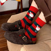 santa striped socks boogzel clothing