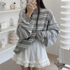  Striped Sweatshirt