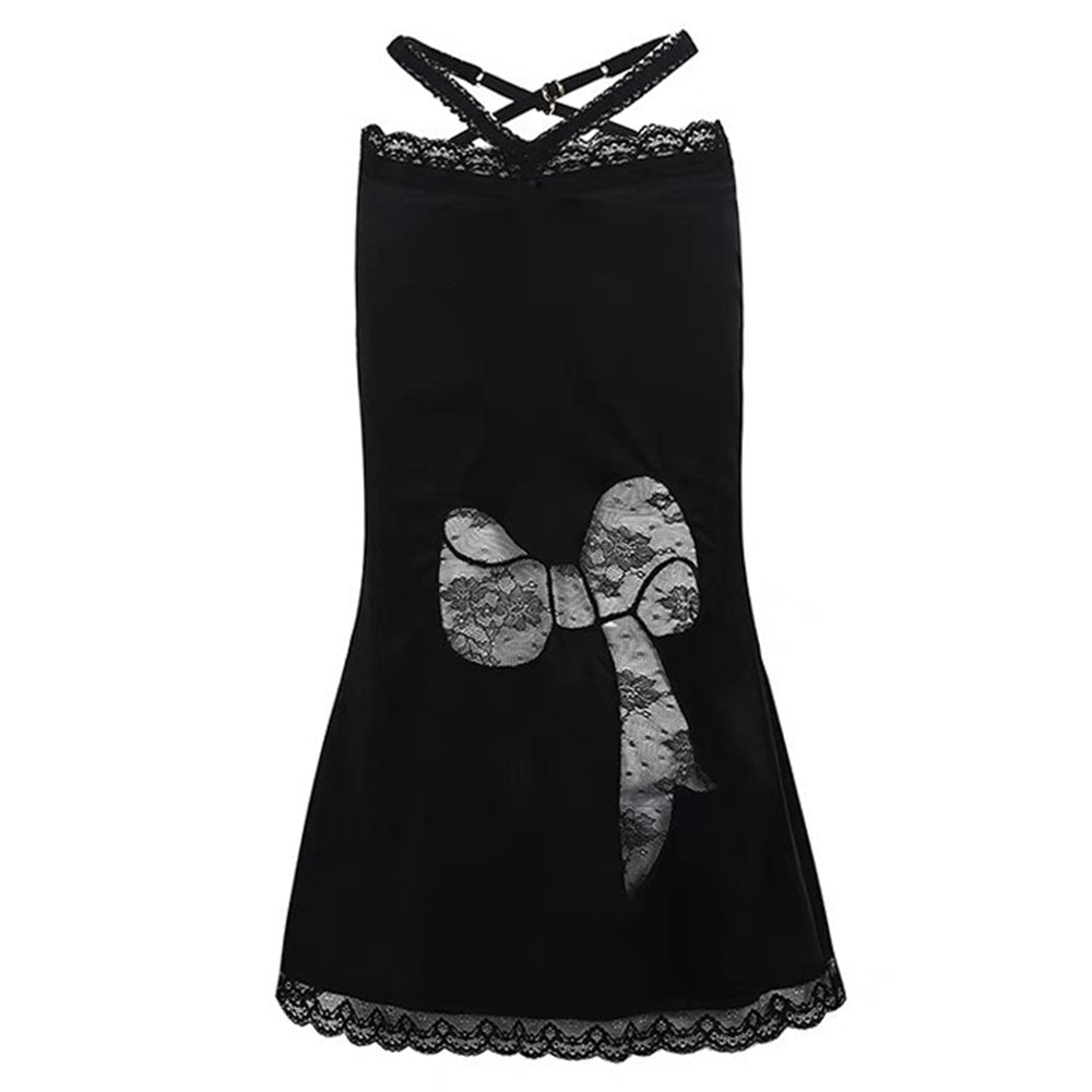 satin coquette bow lace midi skirt boogzel clothing