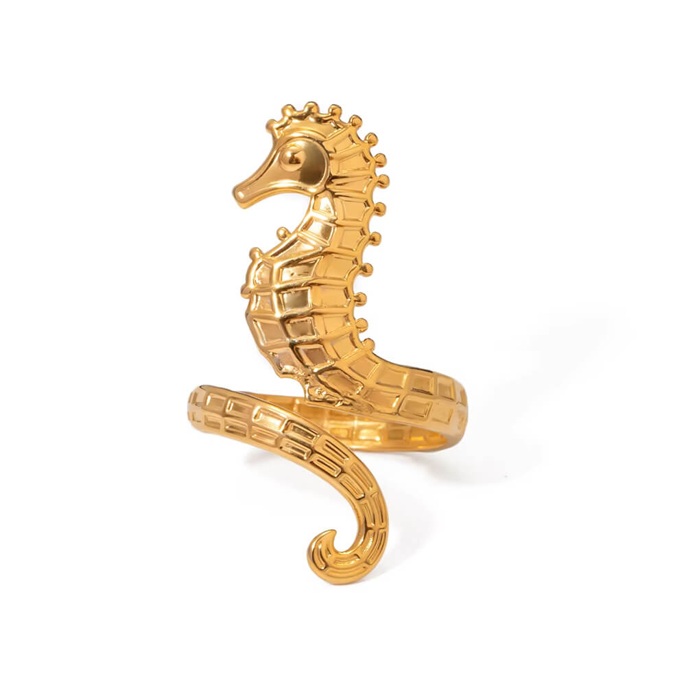 sea horse ring boogzel clothing