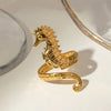 sea horse ring boogzel clothing