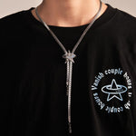 shooting star pendant chain boogzel clothing