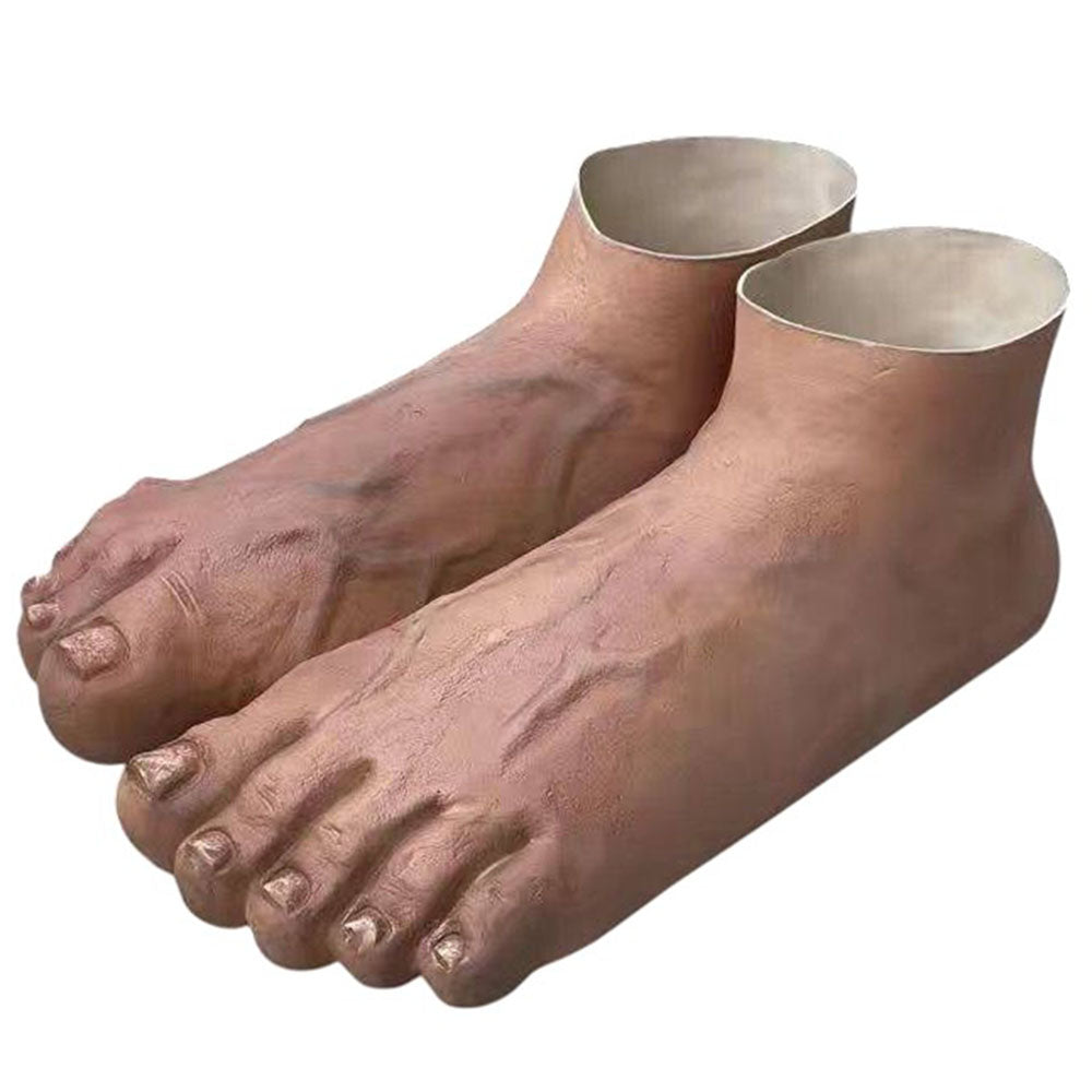 silicone human foot shaped slippers boogzel clothing