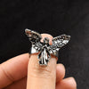 silver angel ring boogzel clothing