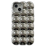 silver bubble iphone case boogzel clothing