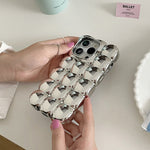 silver bubble iphone case boogzel clothing