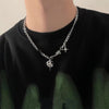 silver star chain necklace boogzel clothing