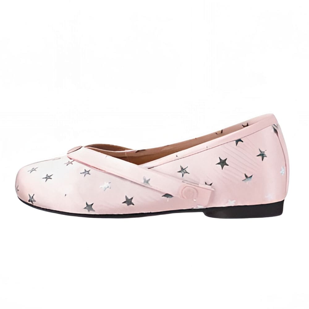 silver star pink tabi ballet flats boogzel clothing
