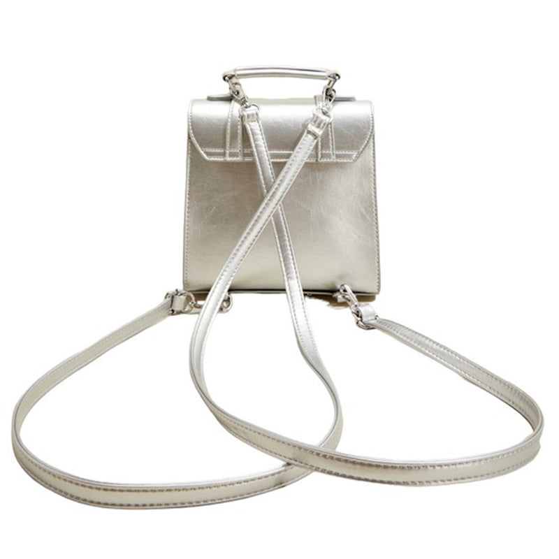 silver mini backpack boogzel clothing