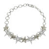 silver star y2k choker necklace boogzel clothing