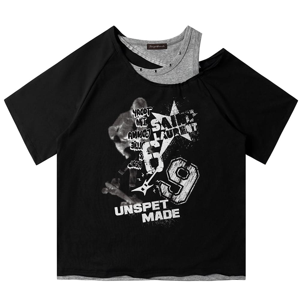 skater girl 2000s layered graphic tee boogzel clothing