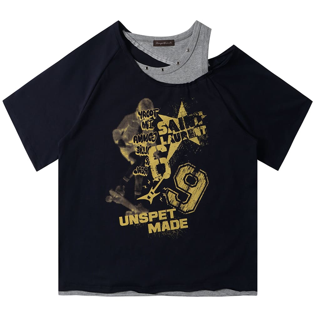 skater girl 2000s layered graphic tee boogzel clothing