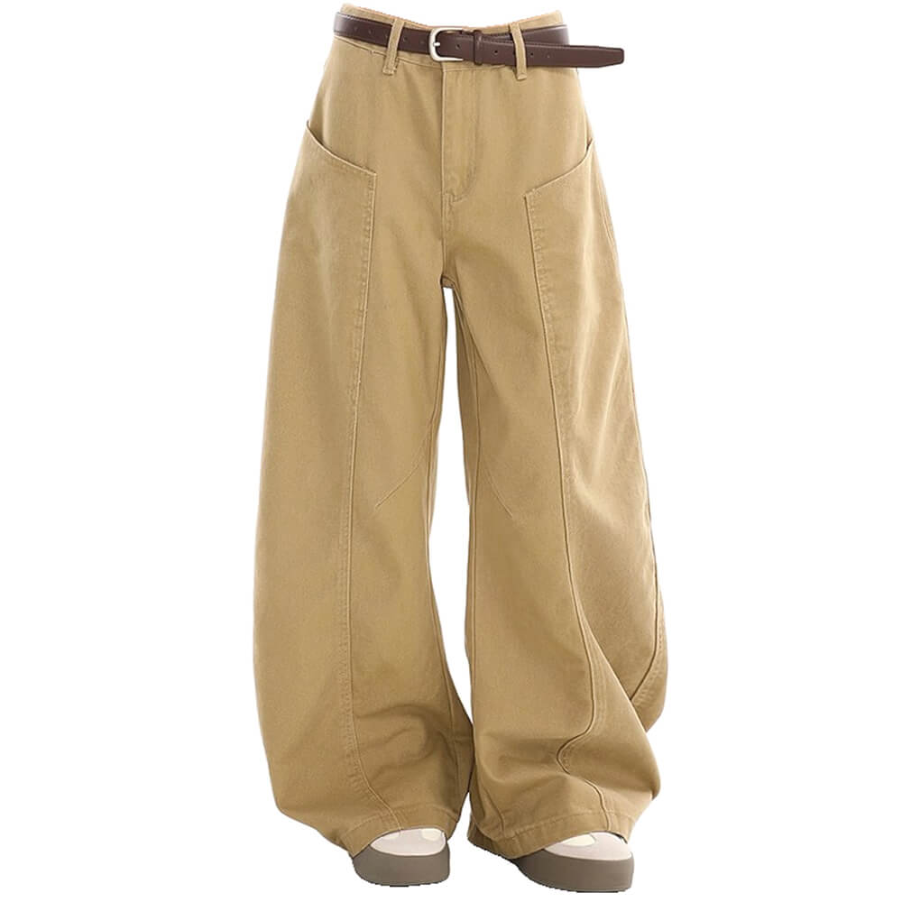 skater girl baggy denim pants boogzel clothing