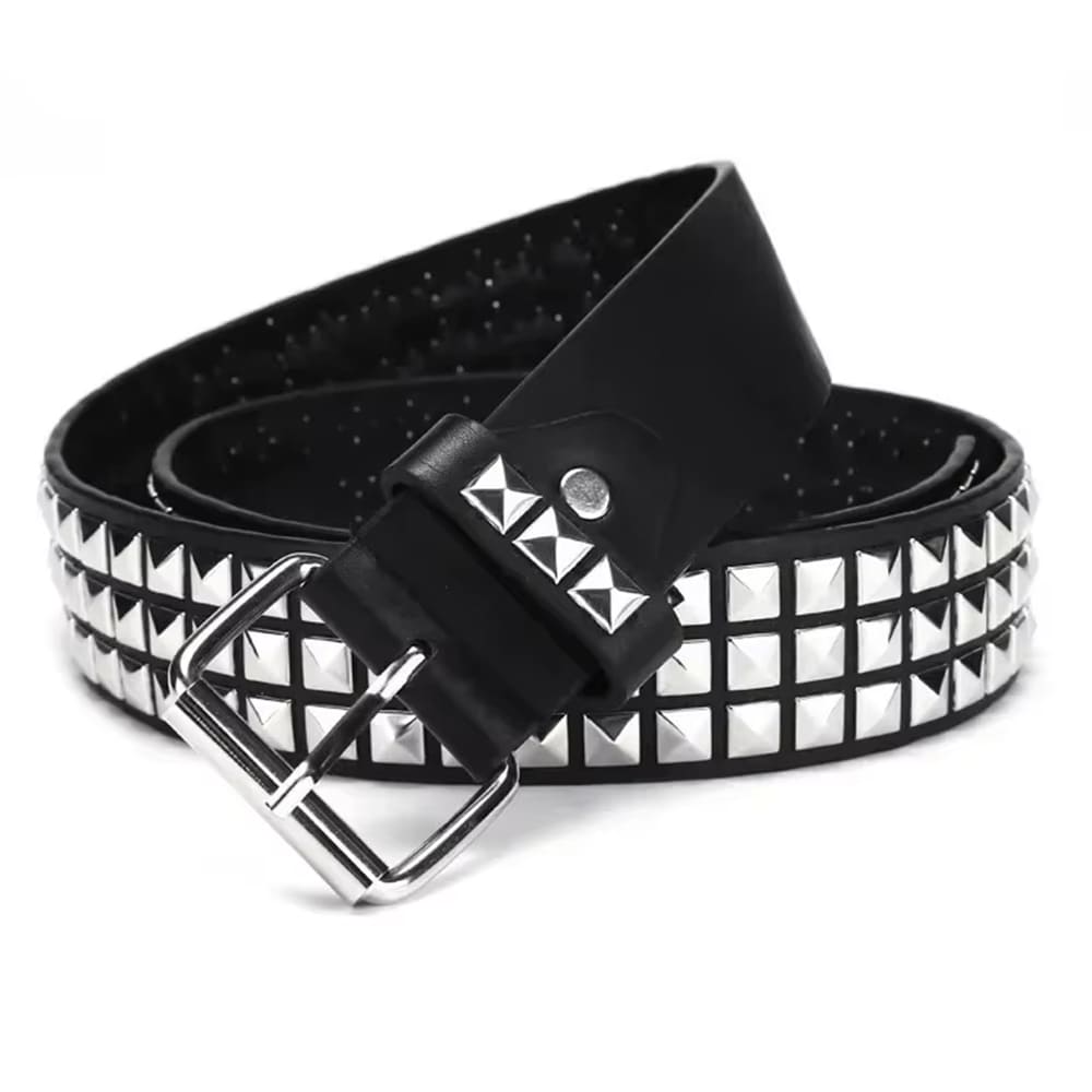 skater girl punk rock pyramid stud belt boogzel clothing