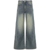 skater girl washed wide leg jeans boogzel clothing