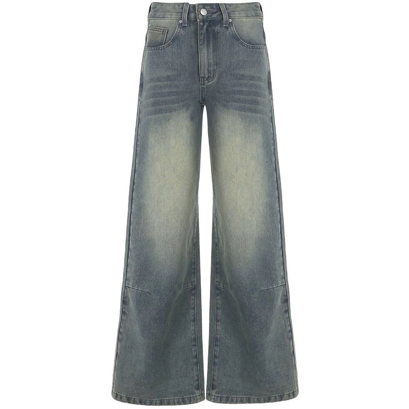 skater girl washed wide leg jeans boogzel clothing