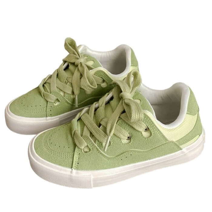 skater light green sneakers boogzel clothing