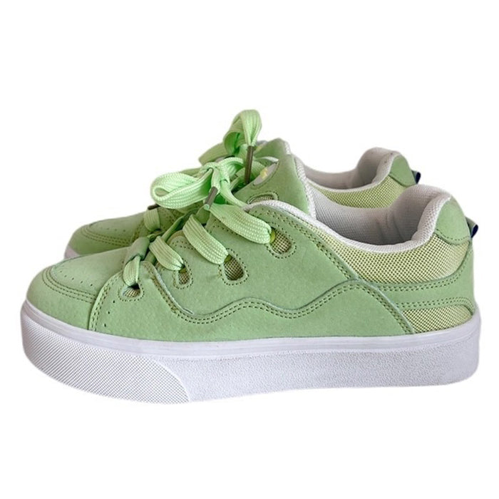 skater light green sneakers boogzel clothing