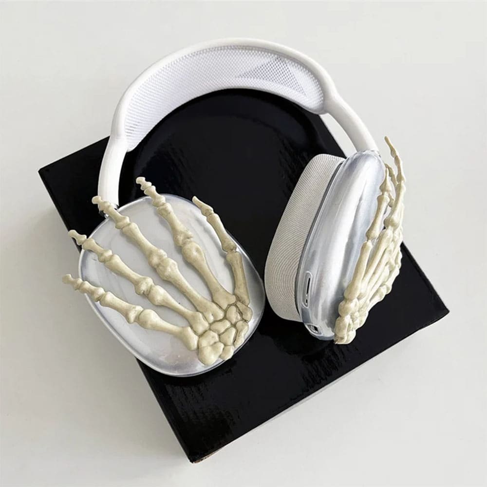 skeleton hand airpods max case boogzel clothing