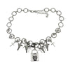 skull lock necklace boogzel clothing
