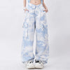 sky blue cargo pants boogzel clothing