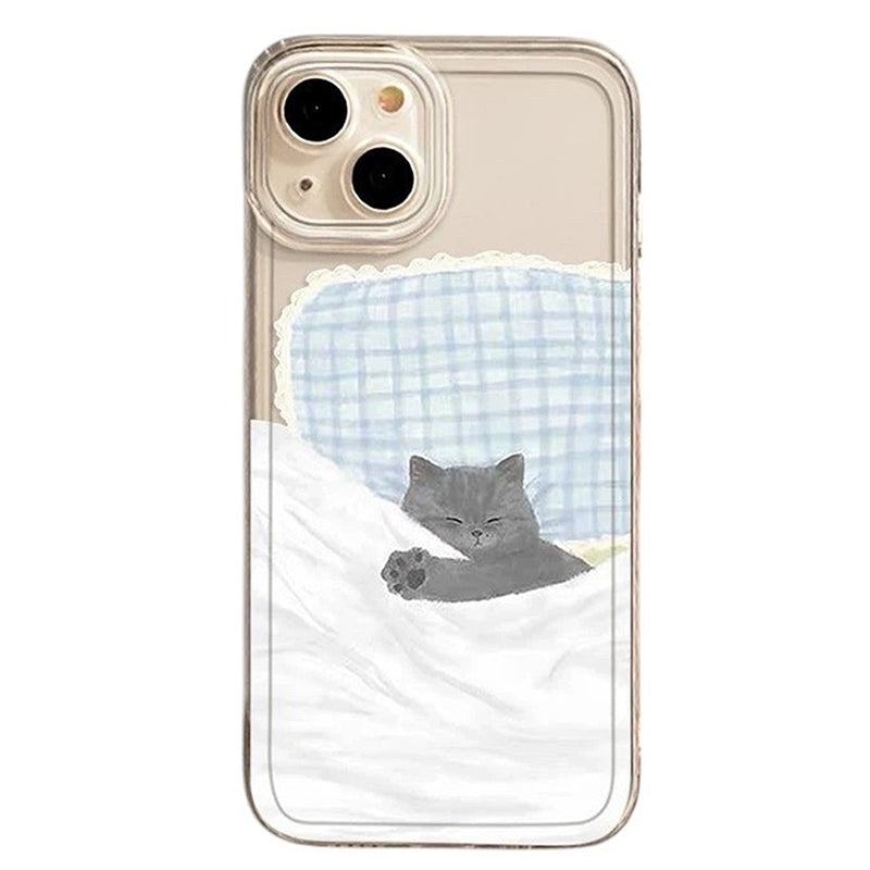 sleeping kitten iphone case boogzel clothing