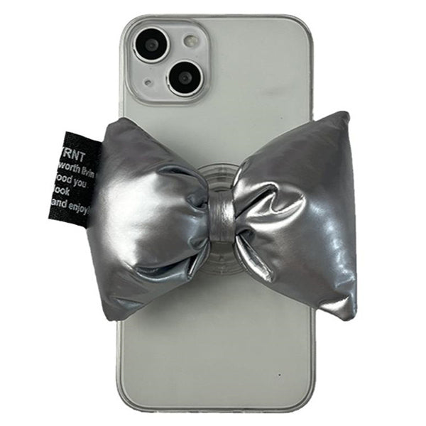sliver bow iphone case boogzel clothing
