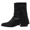 slouchy fit block heel boots boogzel clothing