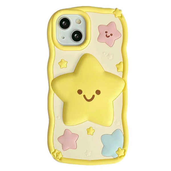 smile face star iphone case boogzel clothing