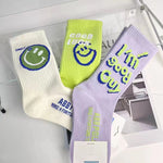 smiley face socks boogzel clothing