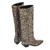 snake pattern boots boogzel clothing