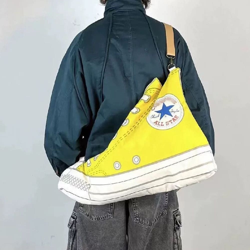 sneaker shape crossbody bag boogzel clothing