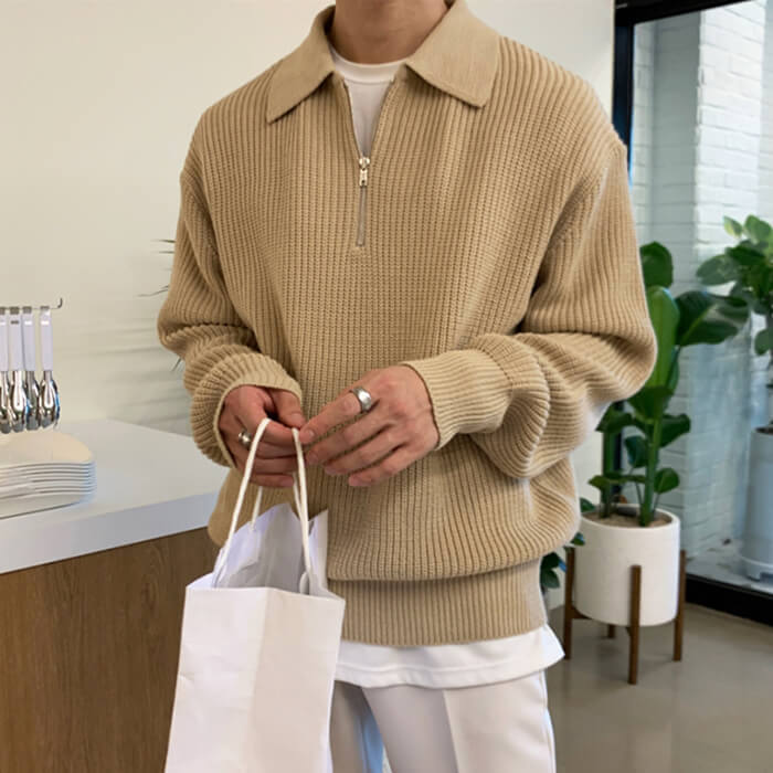 soft boy aesthetic knit pullover boogzel clothing