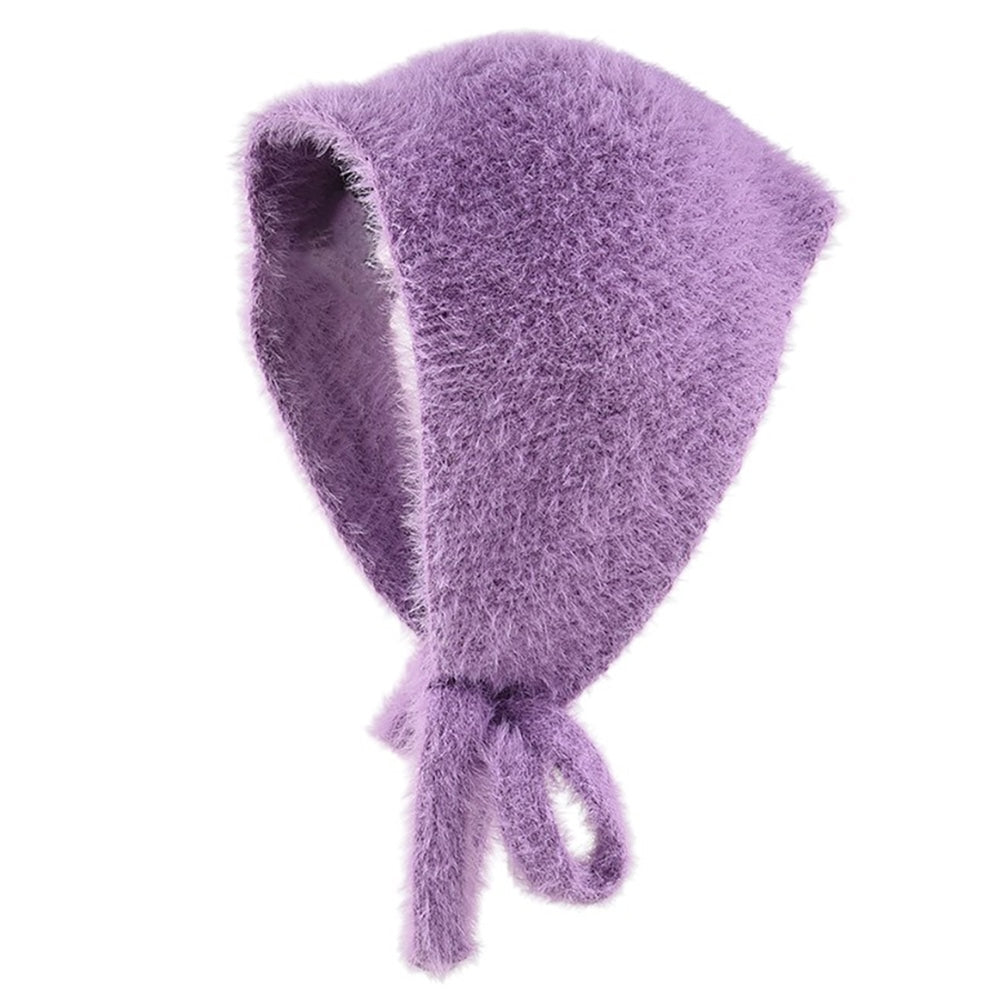 soft fuzzy winter bandana hat boogzel clothing