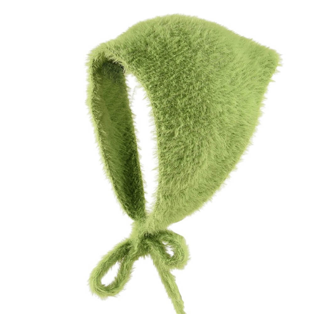 soft fuzzy winter bandana hat boogzel clothing