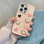 soft girl aesthetic hearts iphone case boogzel clothing