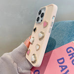 soft girl aesthetic hearts iphone case boogzel clothing