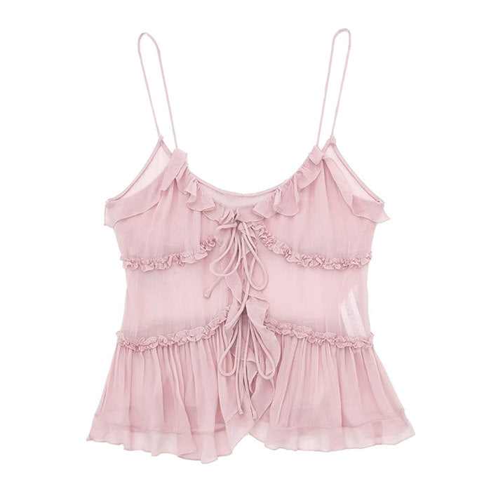 Soft Girl Aesthetic Ruffle Top | BOOGZEL CLOTHING – Boogzel Clothing